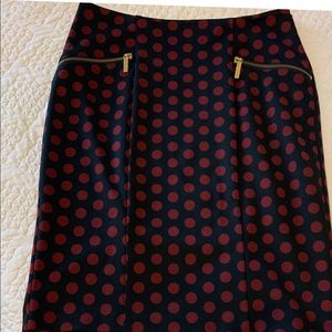 Michael Kors burgundy pencil skirt